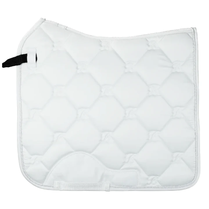 Bates_SaddleCloth2022_Dressage_Pony_White
