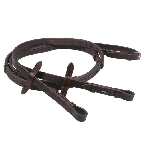 Rein rubber soft with stops brown.jpg